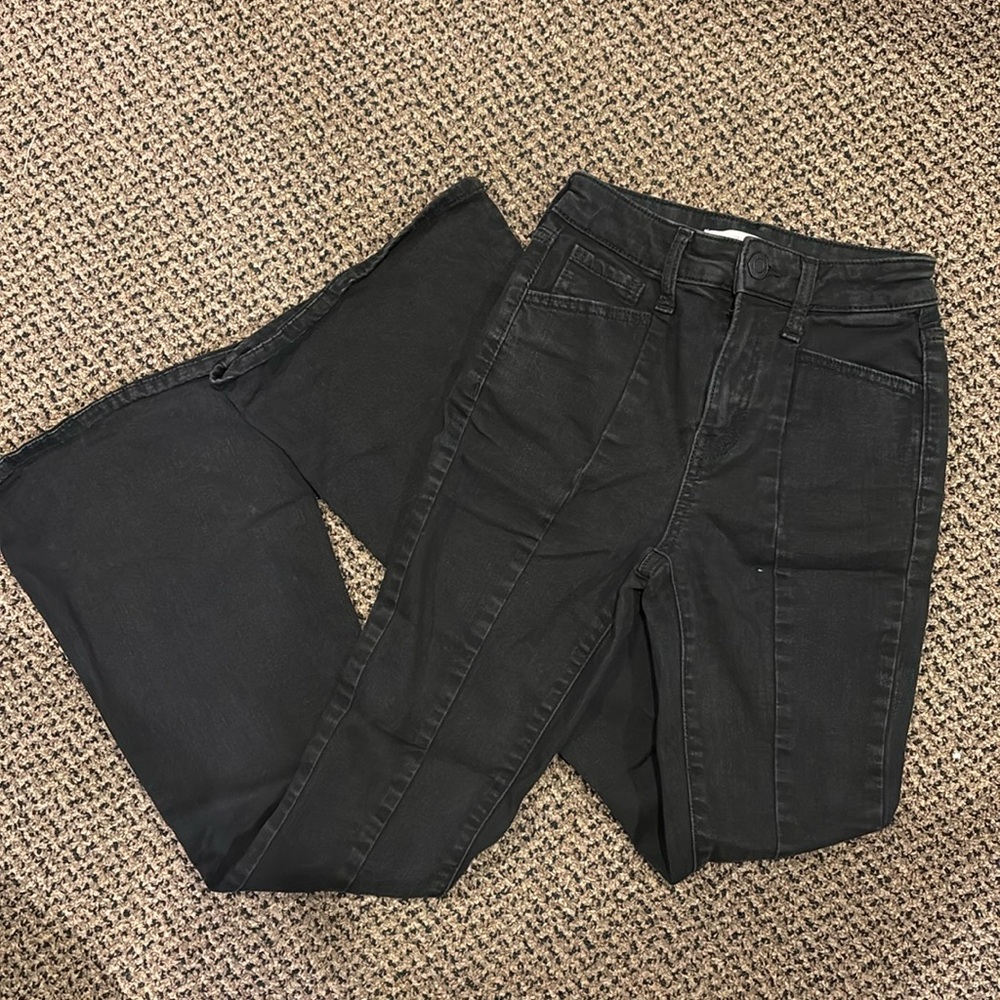 Black Flare Jeans